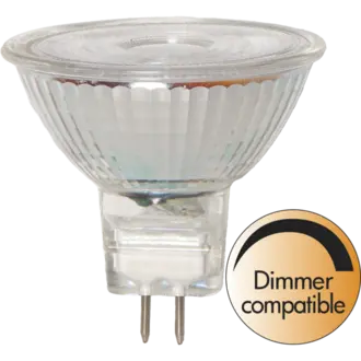 LED-lampa GU5,3 MR16 Spotlight Glass
