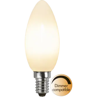 LED-lampa E14 C35 Opaque Filament RA90