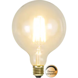 LED-lampa E27 G125 Soft Glow