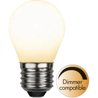LED-lampa E27 G45 Opaque filament RA90