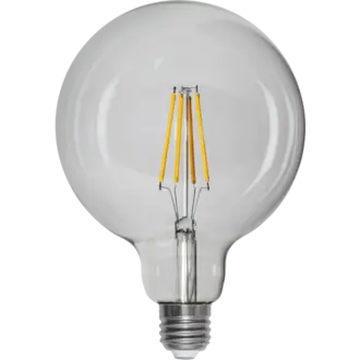 LED-lampa E27 G125 Clear