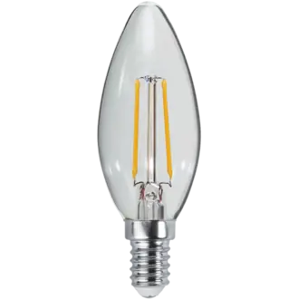LED-lampa E14 C35 Clear