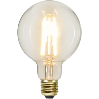LED-lampa E27 G95 Soft Glow 3-step memory