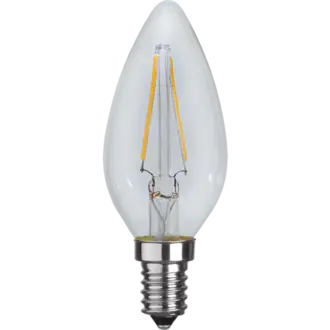 LED-lampa E14 C35 Clear