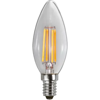 LED-lampa E14 C35 Clear 3-step memory